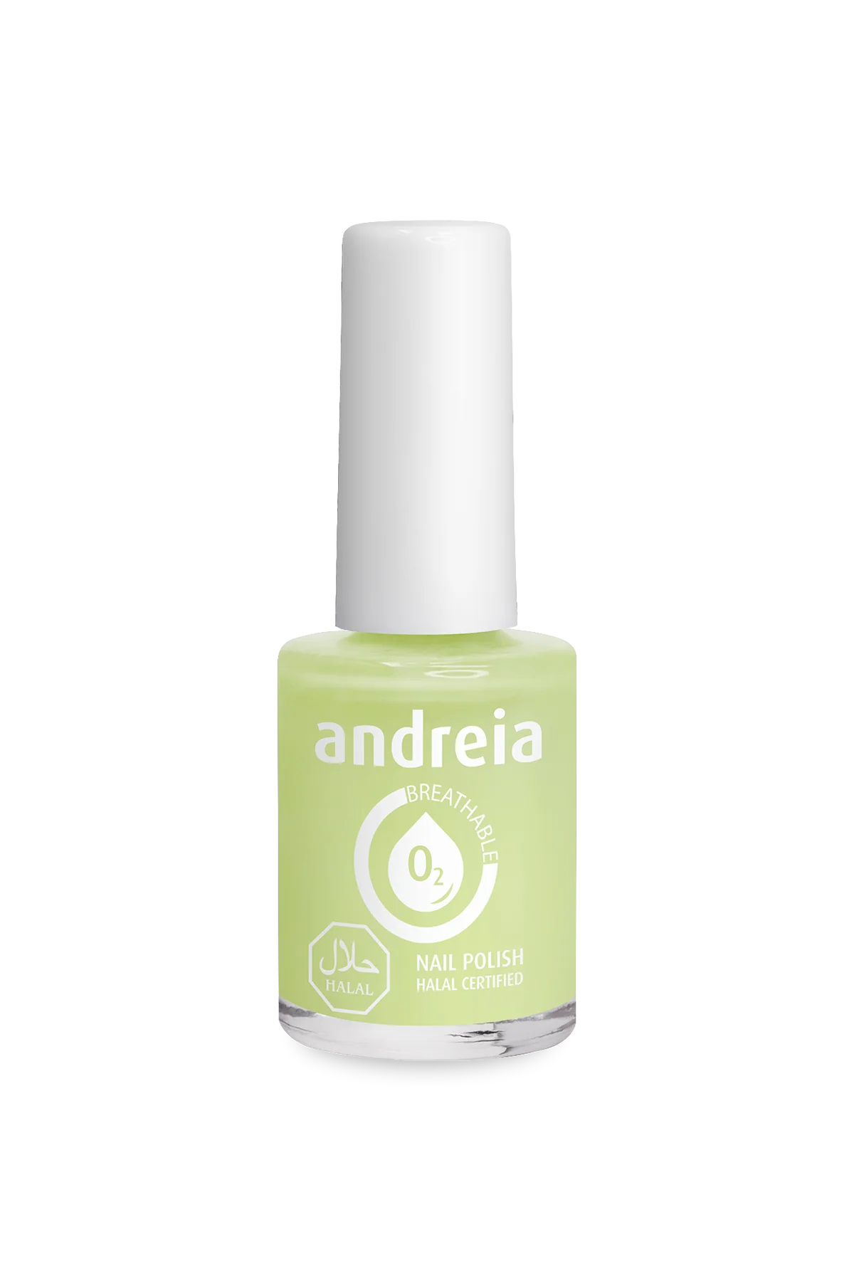 Halal Breathable Nail Polish B4 Vert Pastel - 10,5ml - Andreia Professional