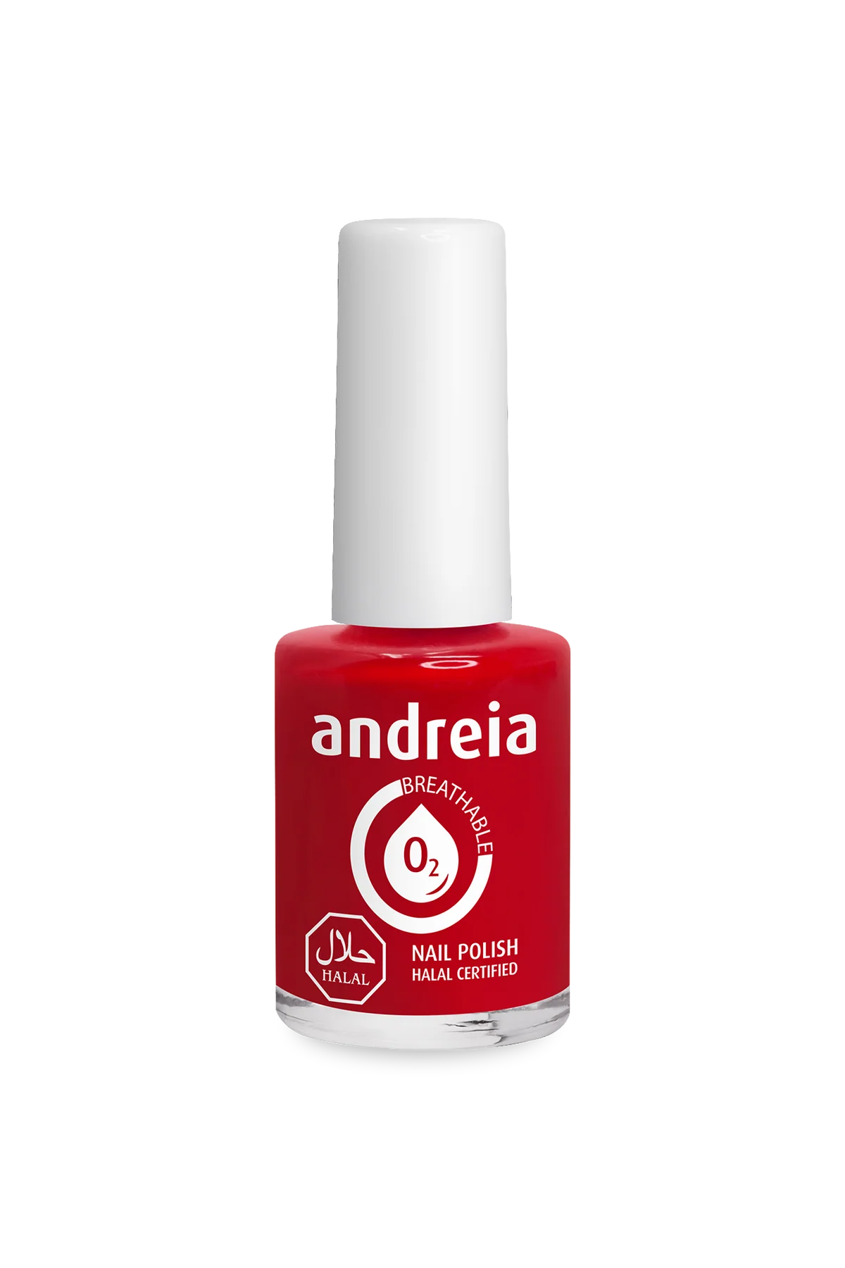 Halal Breathable Nail Polish B6 Rouge - 10,5ml - Andreia Professional