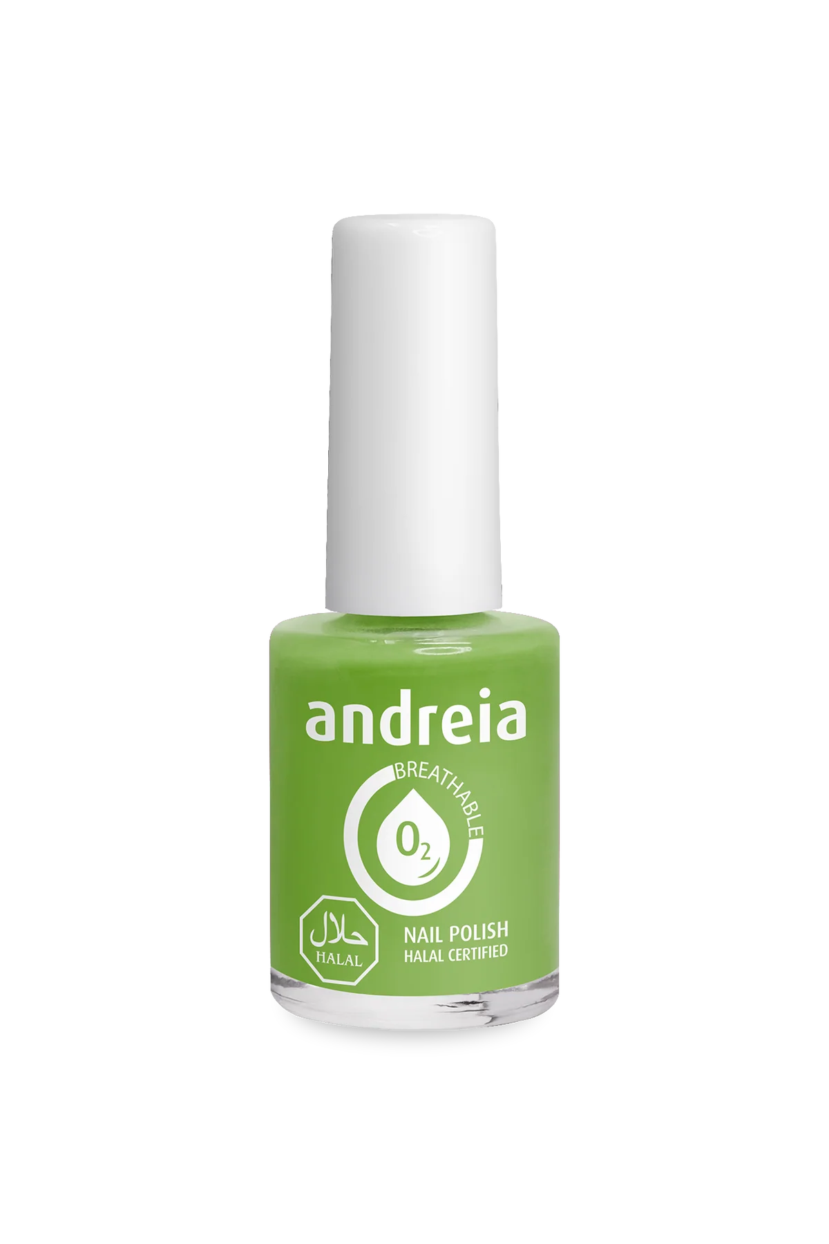Halal Breathable Nail Polish B10 Vert - 10,5ml - Andreia Professional