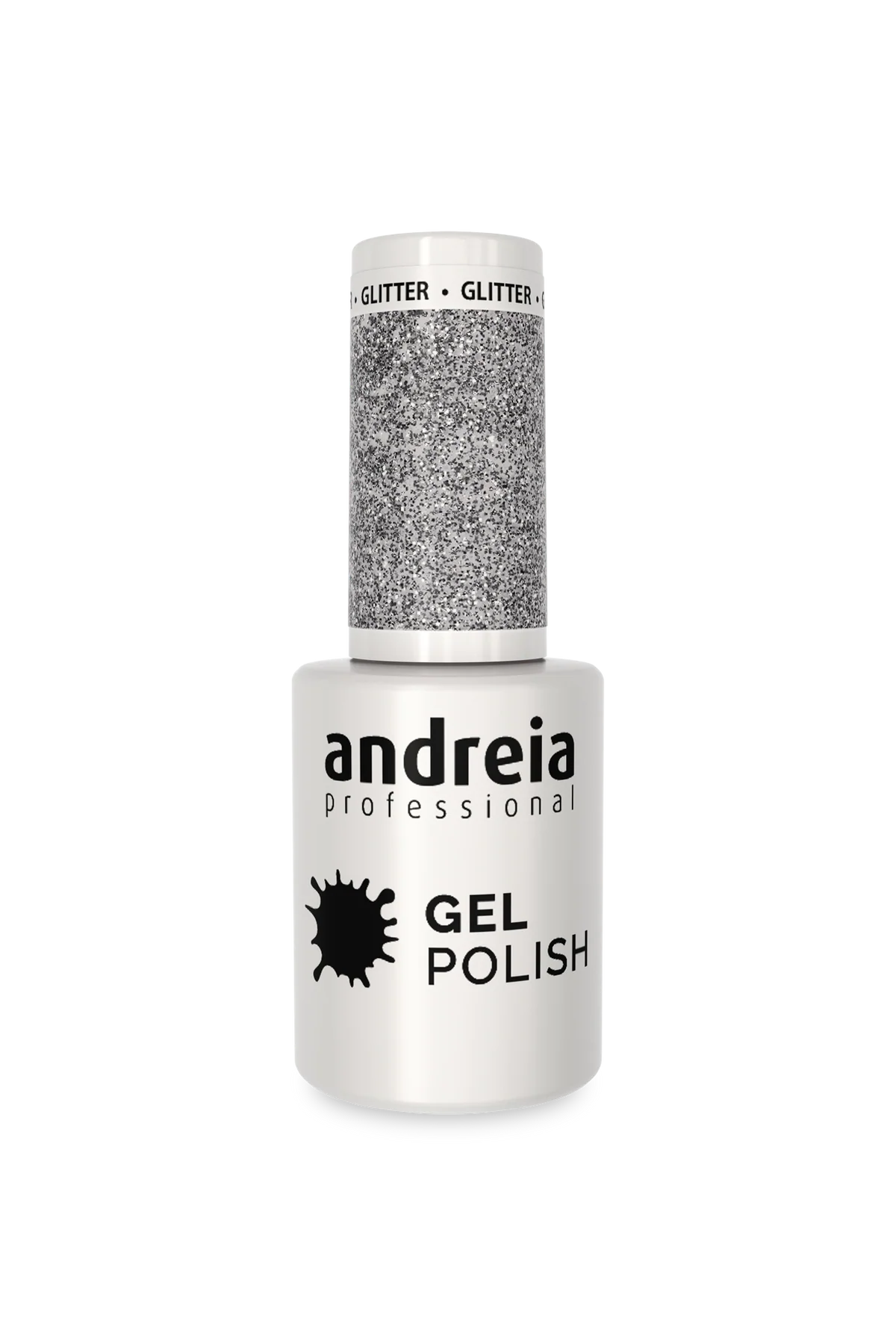 Semi-Permanent Nail Gel 277 Glitter Argenté - 10,5ml - Andreia Professional