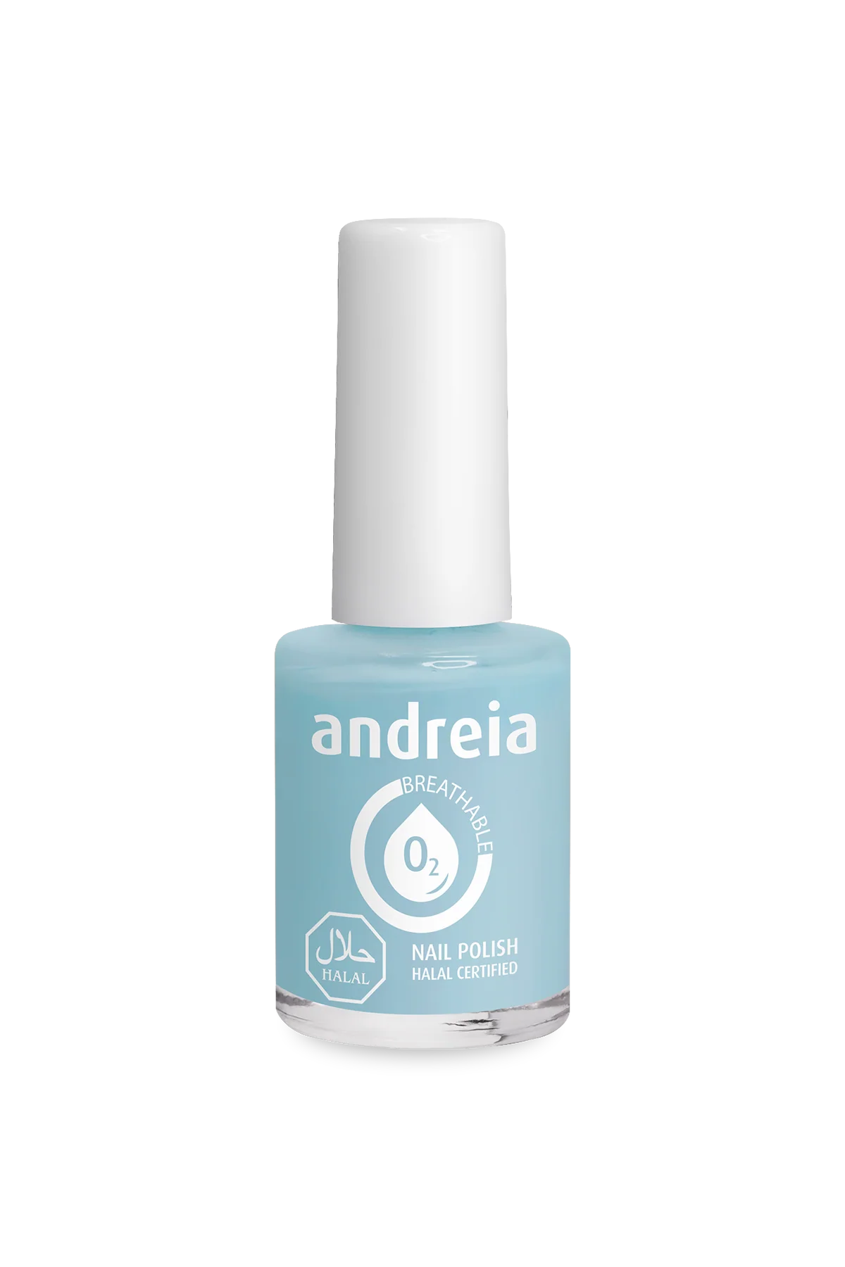 Halal Breathable Nail Polish B3 Bleu Bébé - 10,5ml - Andreia Professional