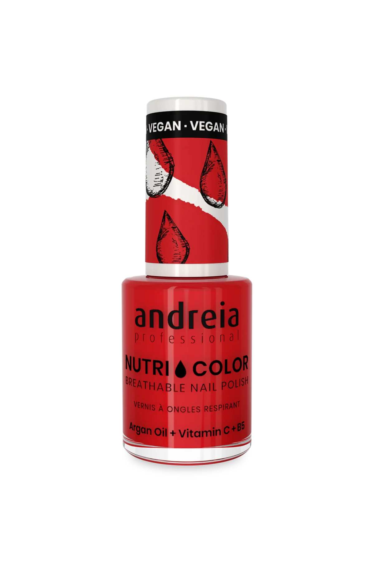 Nutricolor NC37 Vermelho Laranja Brilhante - 10,5ml - Andreia Professional