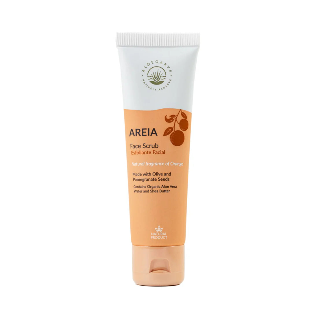 Microesfoliante Facial Rejuvenescedor Aloe Vera "Areia" - Aloegarve 50ml