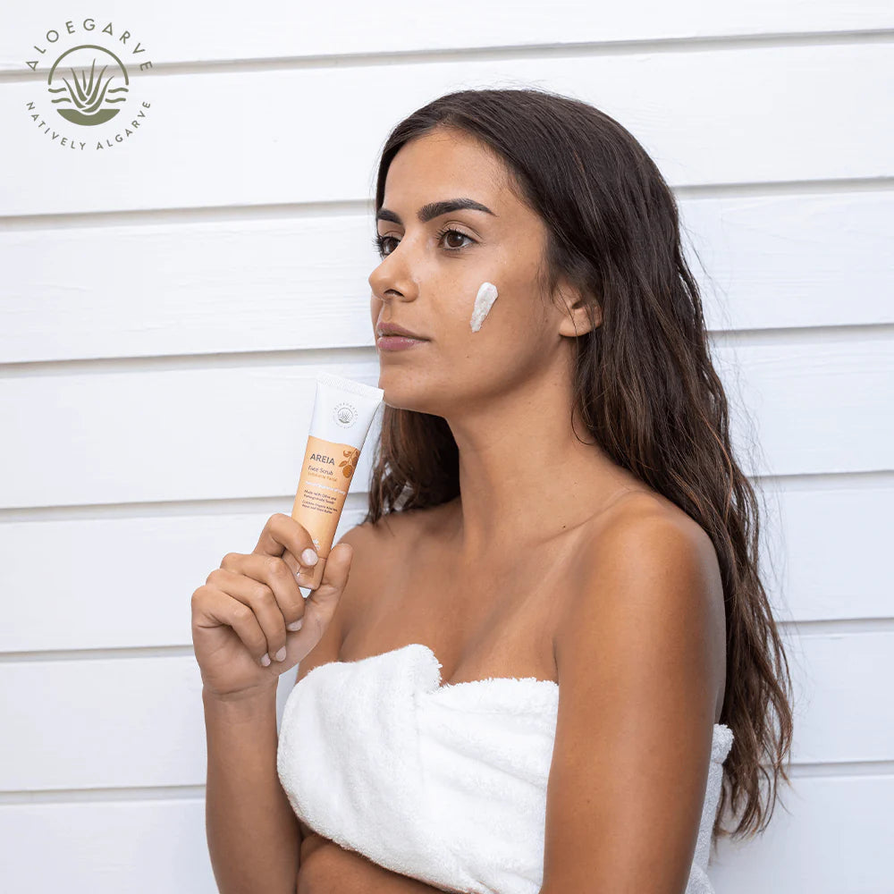 Microesfoliante Facial Rejuvenescedor Aloe Vera "Areia" - Aloegarve 50ml