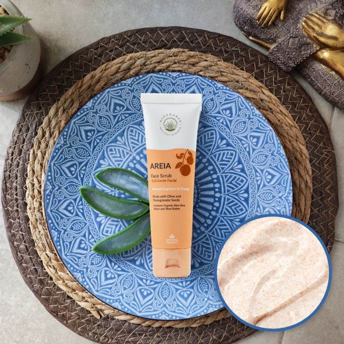 Microesfoliante Facial Rejuvenescedor Aloe Vera "Areia" - Aloegarve 50ml