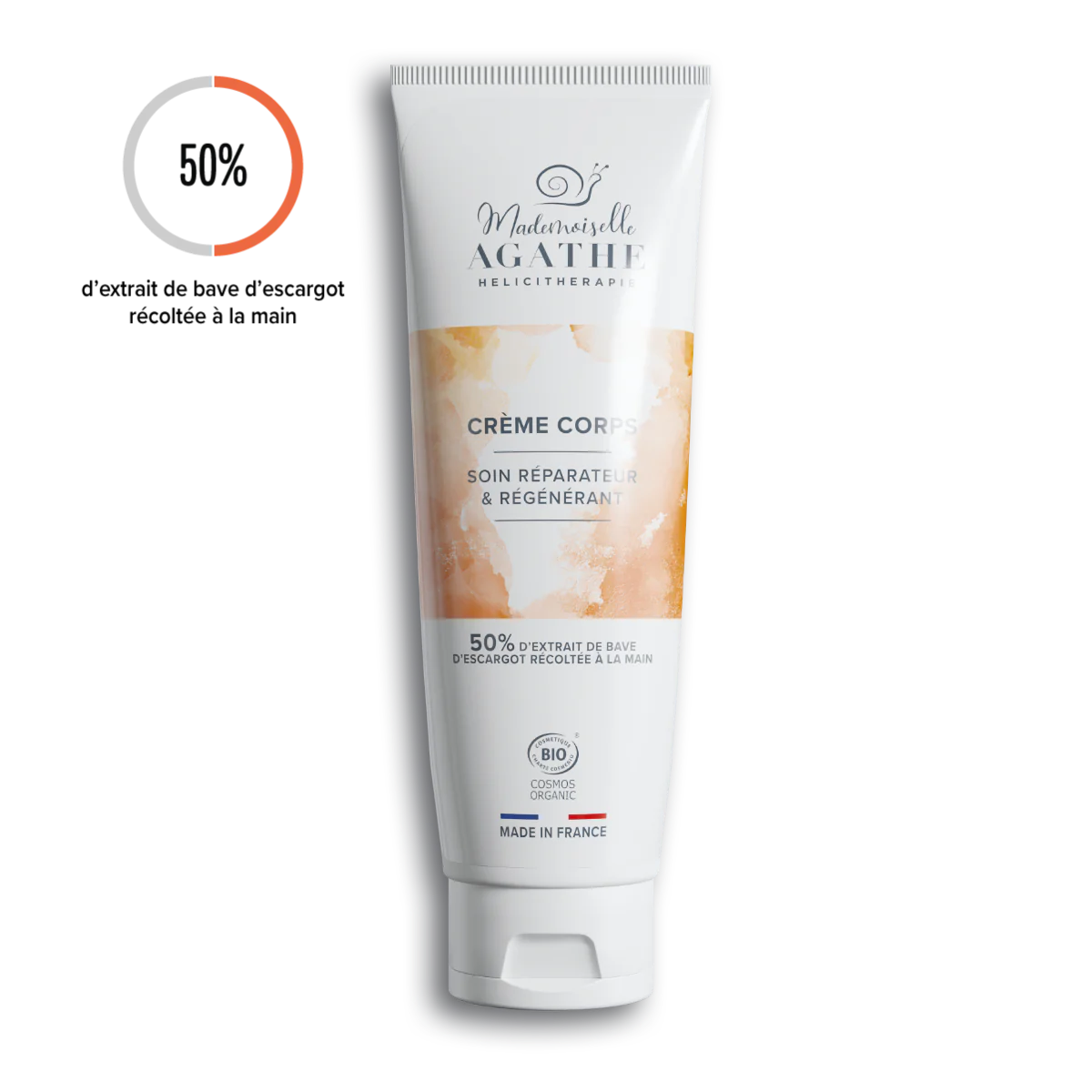 Creme Corporal Orgânico Certificado - Reparador e Regenerador | Mademoiselle Agathe