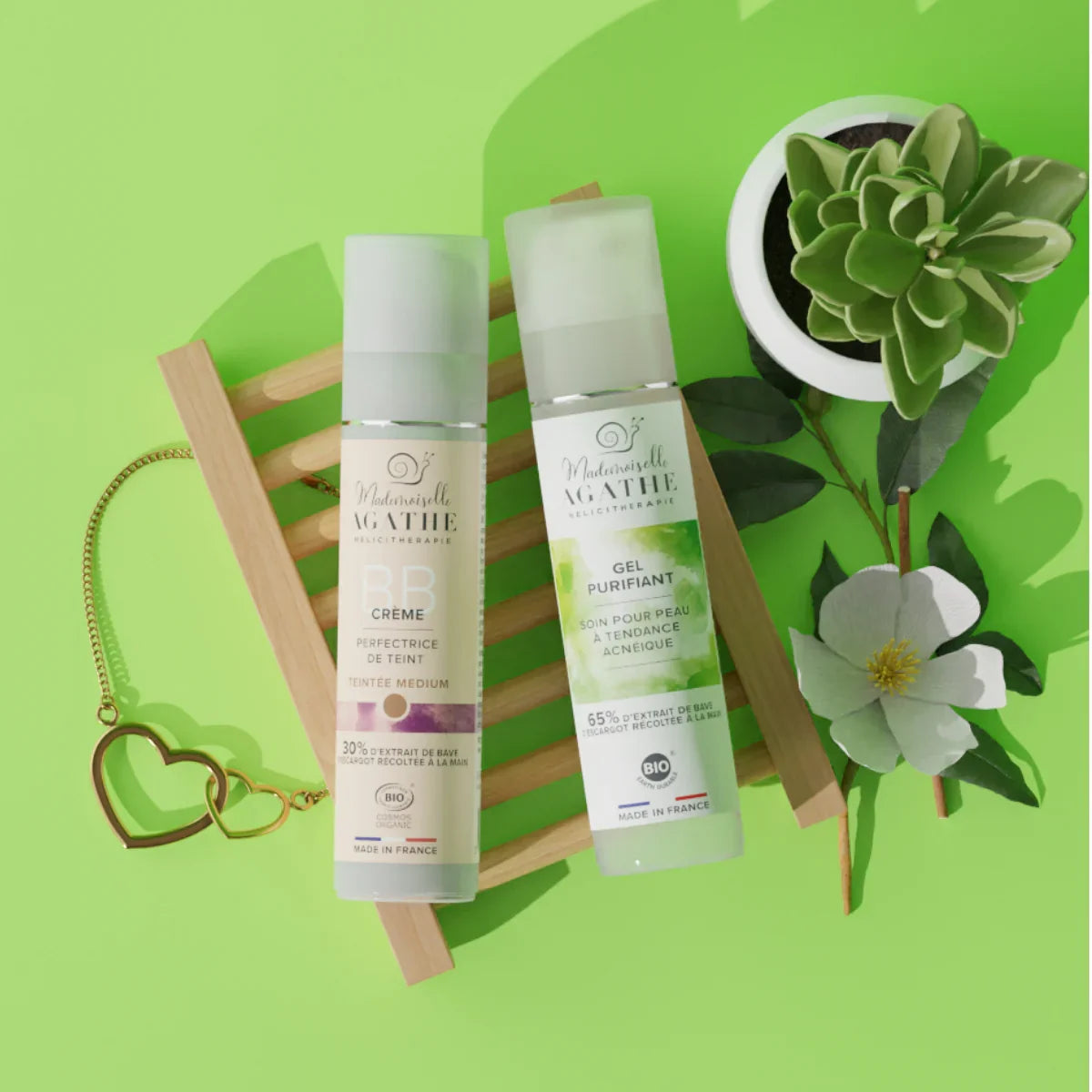 DUO CORRETOR – Tratamento Anti-Imperfeições e Regulador | Pele com Tendência Acneica | Mademoiselle Agathe
