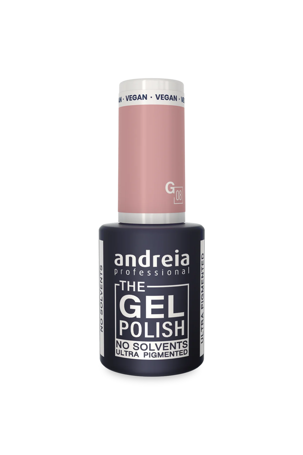 The Gel Polish - Solvent Free Gel G08 Nude Rose Clair - 10,5ml - Andreia Professional
