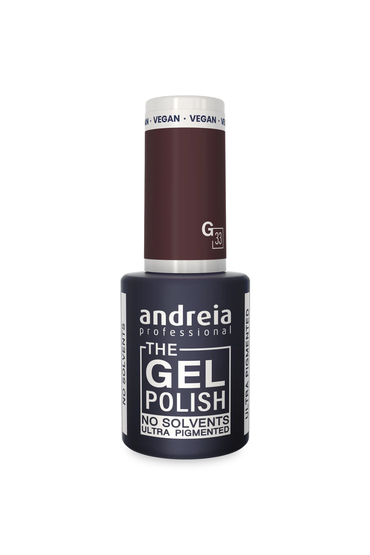 The Gel Polish - Solvent Free Gel G33 Marron - 10,5ml - Andreia Professional