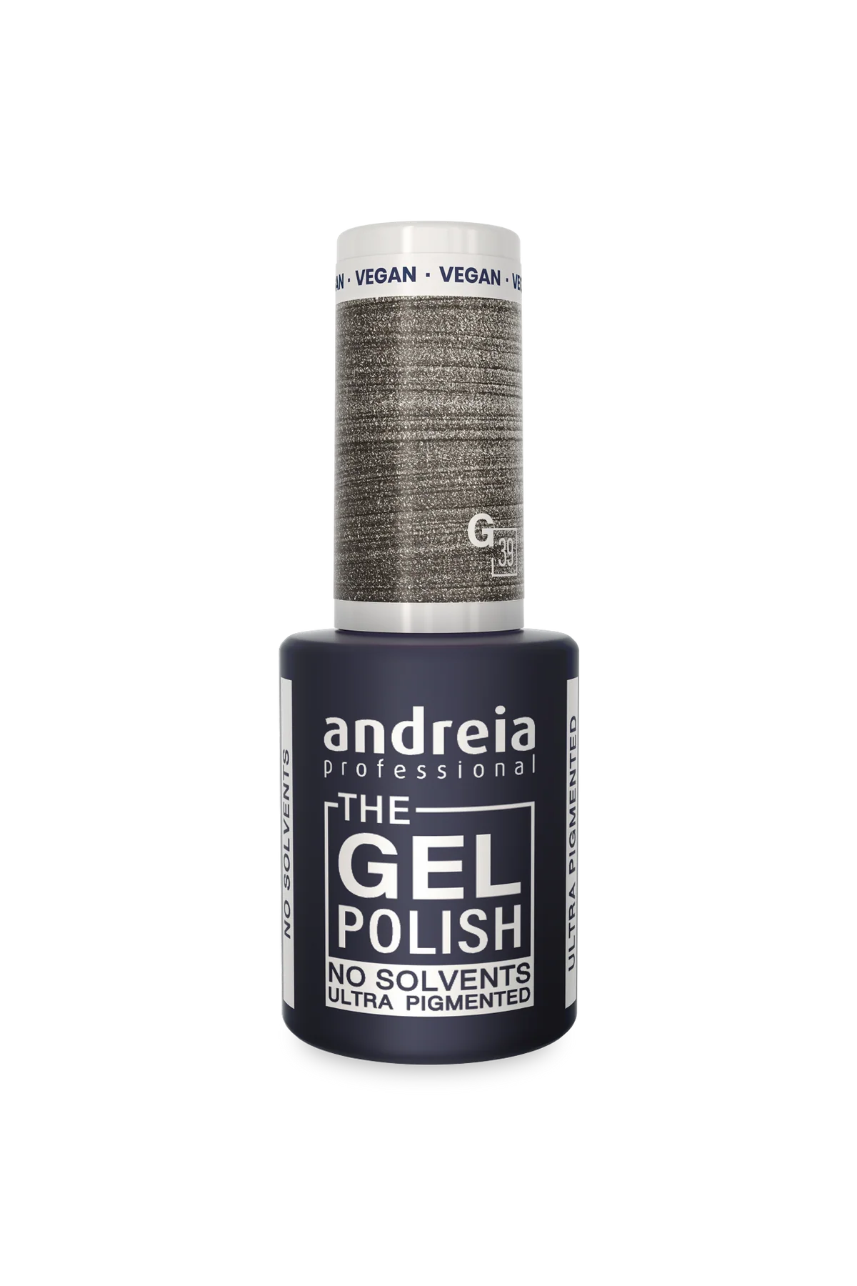 The Gel Polish - Solvent Free Gel G39 Argenté Métallisé - 10,5ml - Andreia Professional