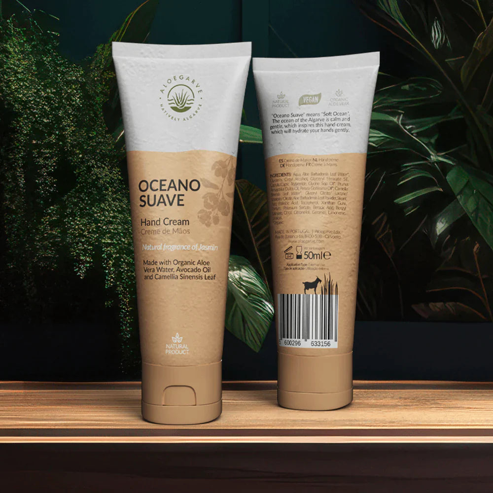 Creme para as Mãos Ultra Hidratante "Oceano Suave" de Aloe Vera 50 ml - Aloegarve