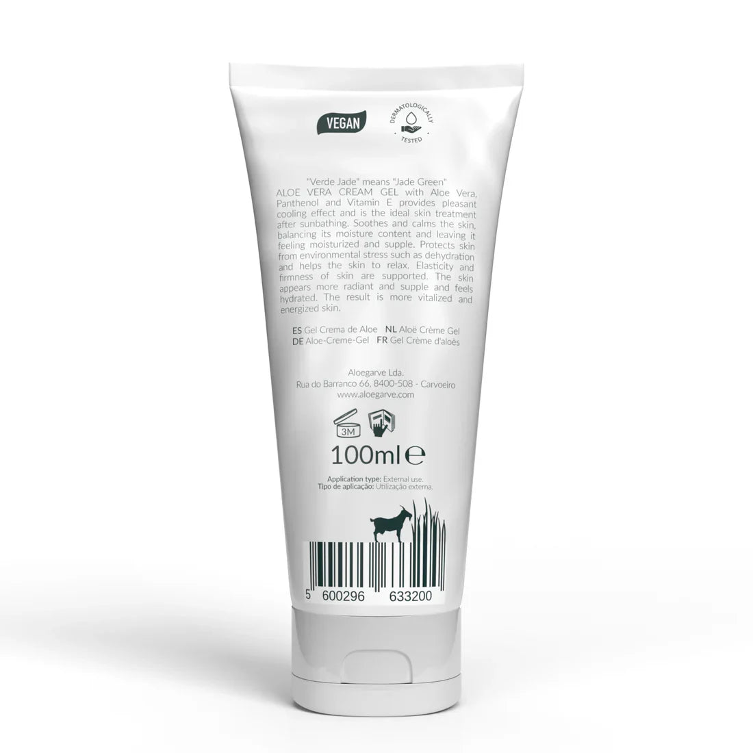 Crème Gel 'Verde Jade' – 100ml Aloegarve