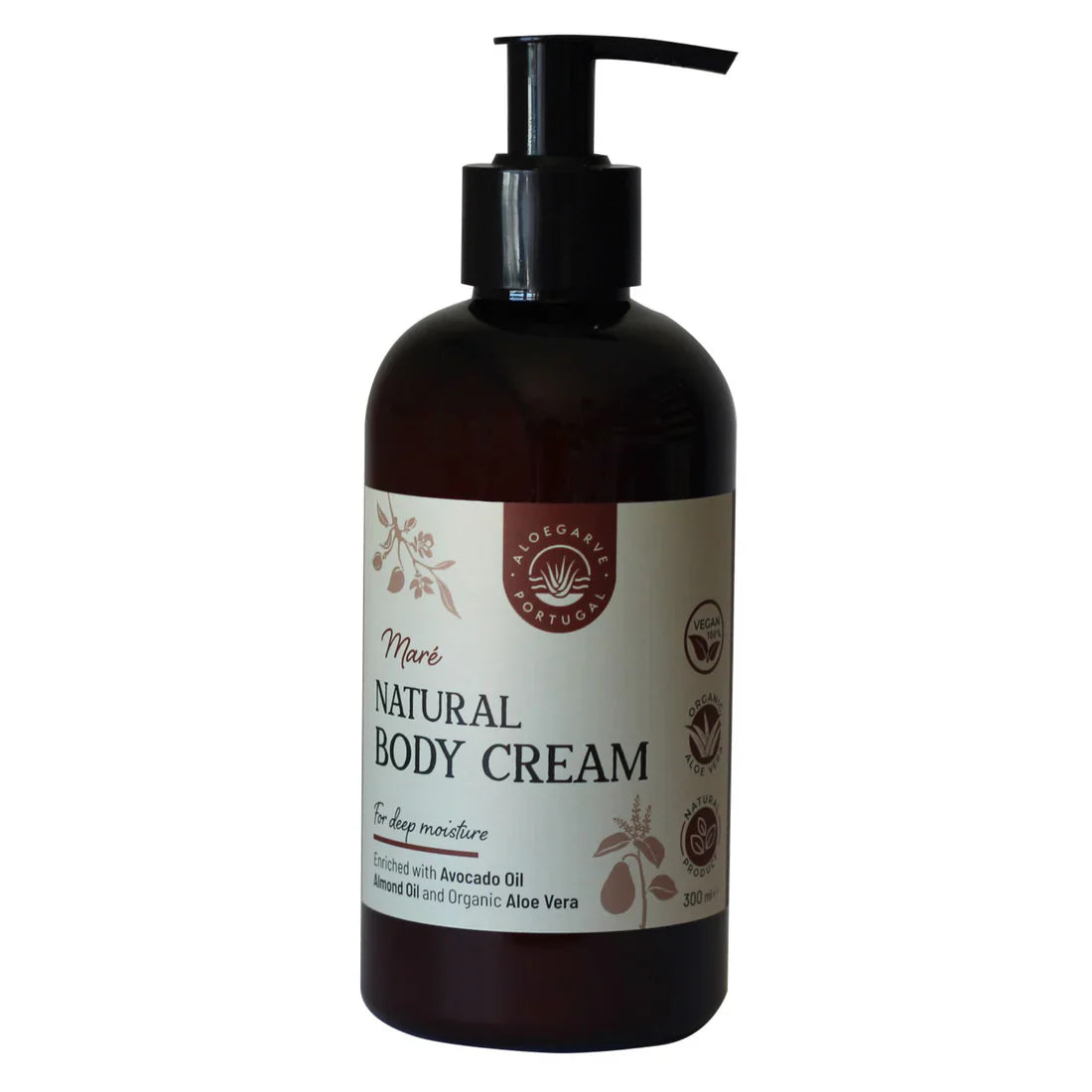 Creme Corporal Cutâneo Aloe Vera "Maré" 300 ml - Aloegarve