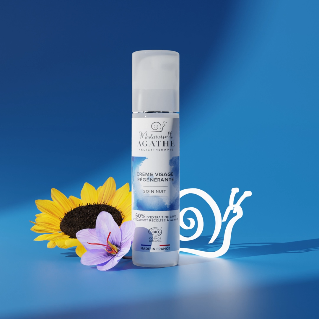 Creme Noturno Orgânico Certificado - Hidratante e Regenerador | Mademoiselle Agathe
