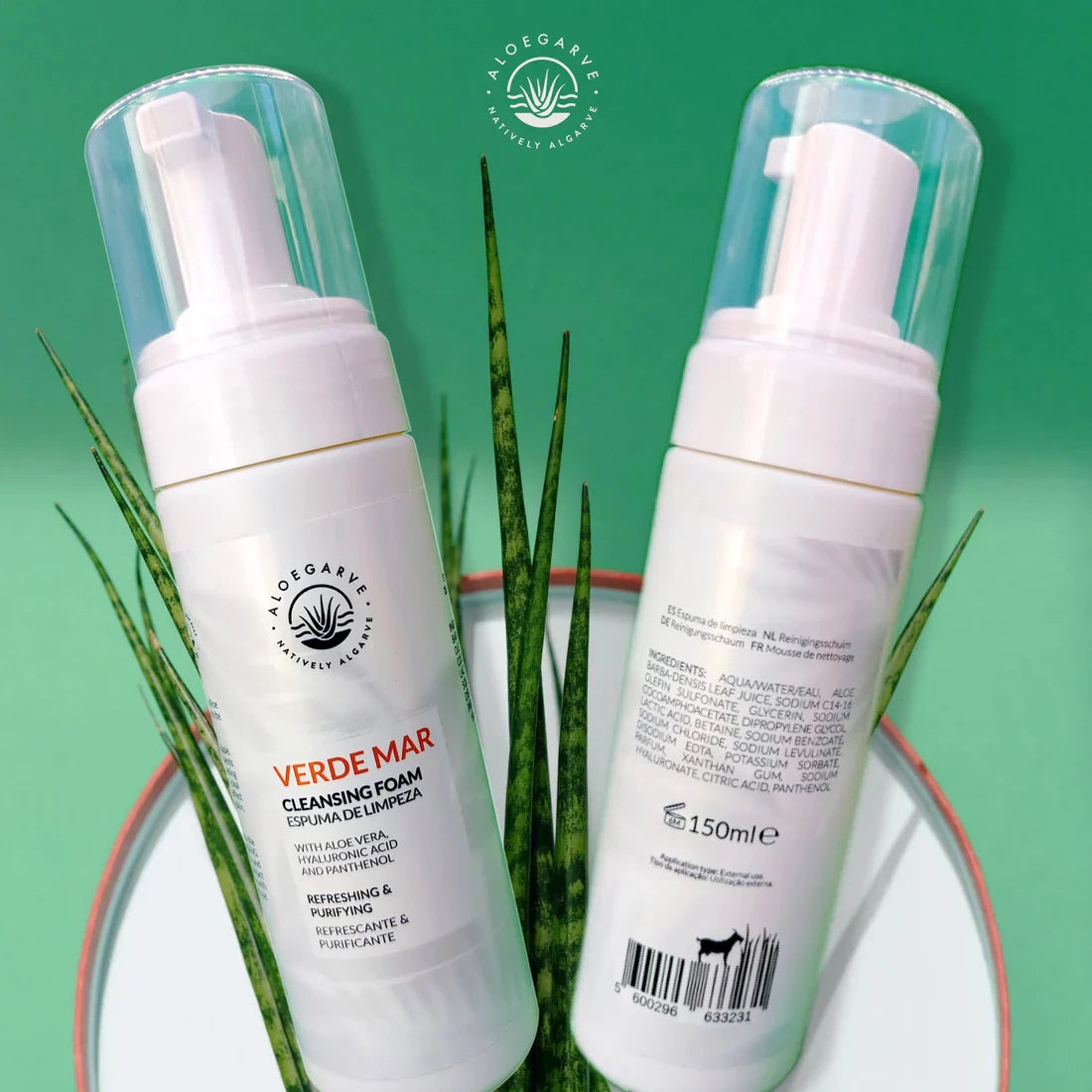 Nettoyant Visage 'Verde Mar' – Purification & Équilibre – 150ml Aloegarve