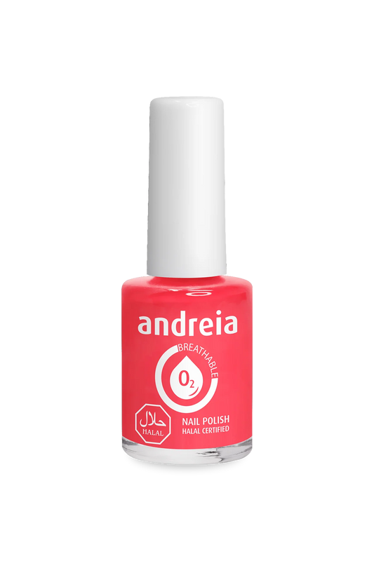Halal Breathable Nail Polish B16 Corail - 10,5ml - Andreia Professional