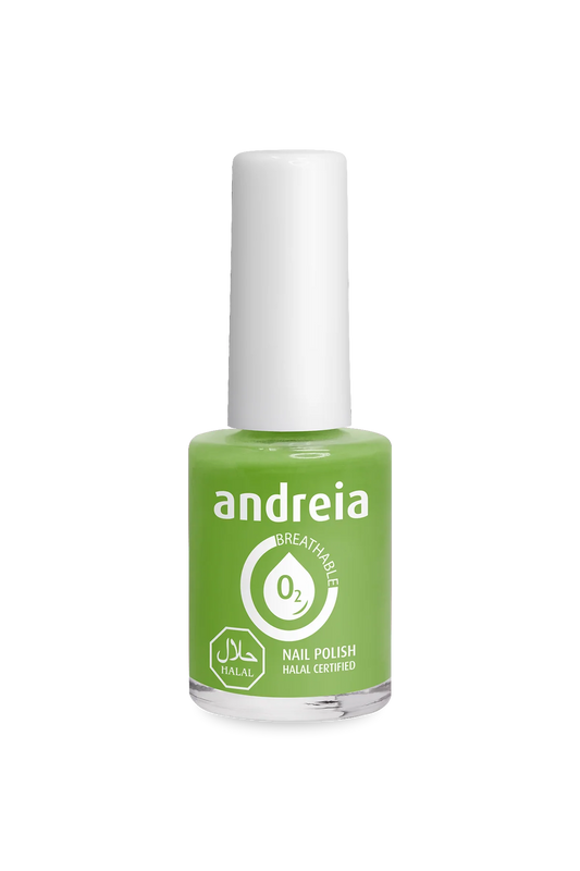 Halal Breathable Nail Polish B10 Vert - 10,5ml - Andreia Professional