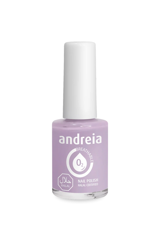 Halal Breathable Nail Polish  B1 Lavande Clair - 10,5ml - Andreia Professional