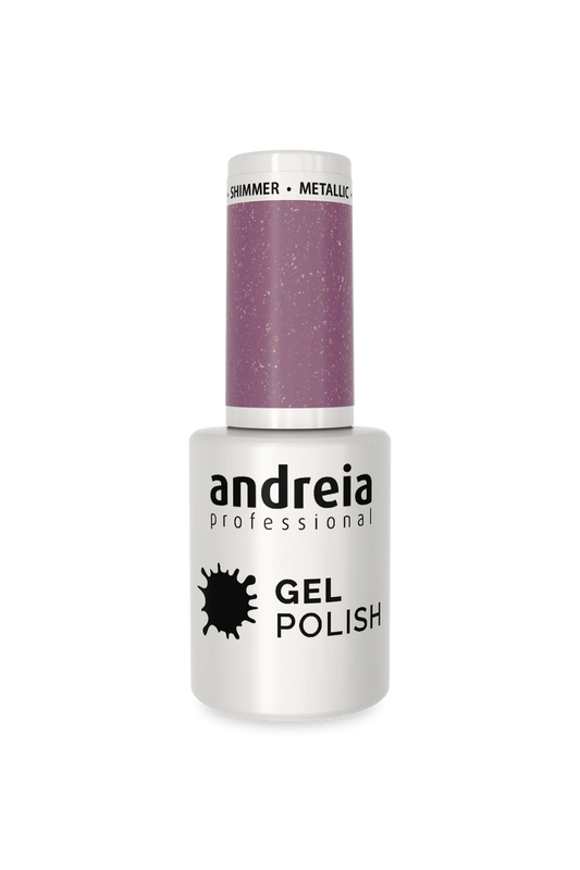 Gel Semipermanente para Unhas 258 Roxo Claro Metálico - 10,5ml - Andreia Professional