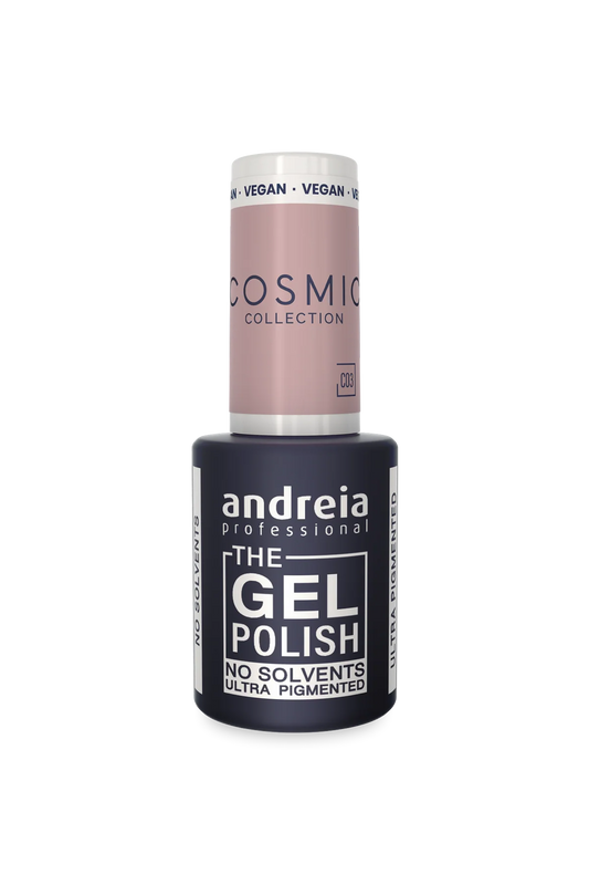 Esmalte em Gel - Gel CO3 sem Solvente Rosa Pastel Claro - 10,5ml - Andreia Professional