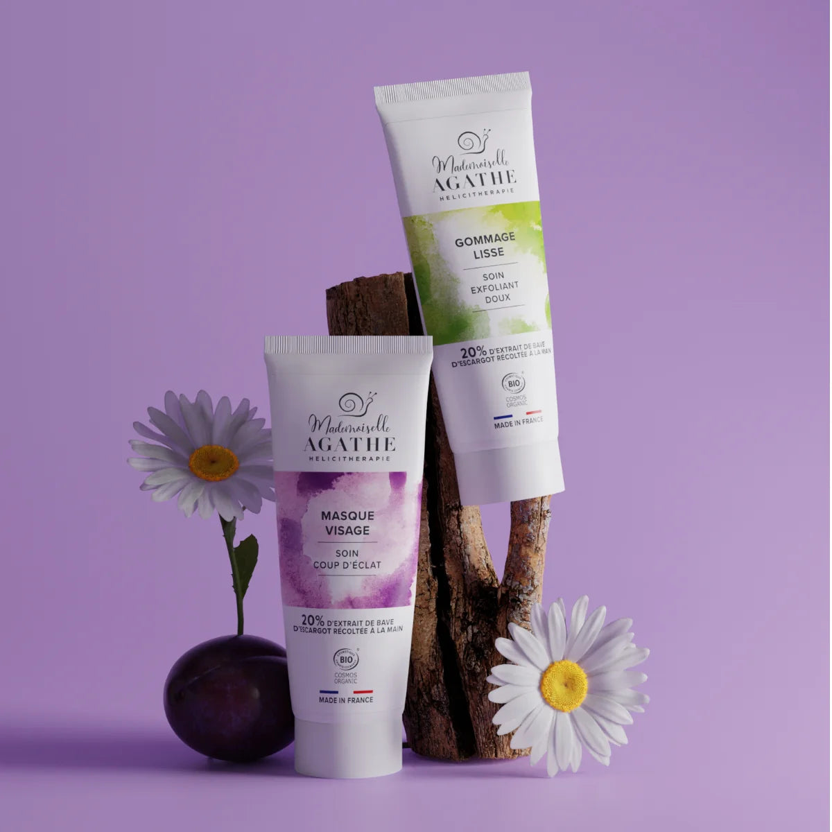 DUO BONNE MINE - Exfoliant & unifiant - Mademoiselle Agathe