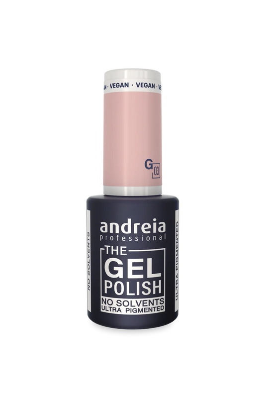 Esmalte em Gel - Gel sem Solvente G03 Rosa Leitoso - 10,5ml - Andreia Professional