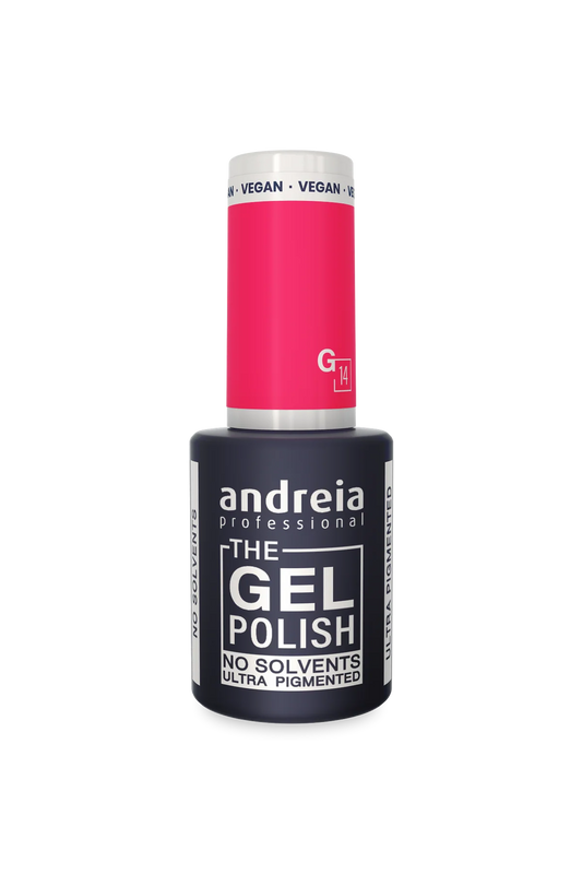 The Gel Polish - Solvent Free Gel G14 Rose Néon - 10,5ml - Andreia Professional
