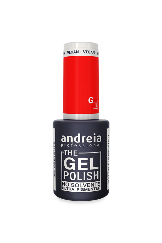 The Gel Polish - Solvent Free Gel G15 Rouge Néon - 10,5ml - Andreia Professional