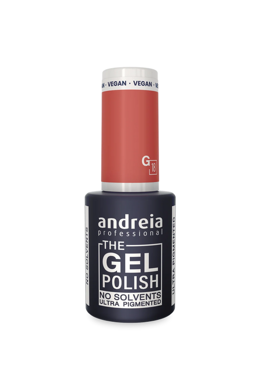The Gel Polish - Solvent Free Gel G18 Saumon - 10,5ml - Andreia Professional