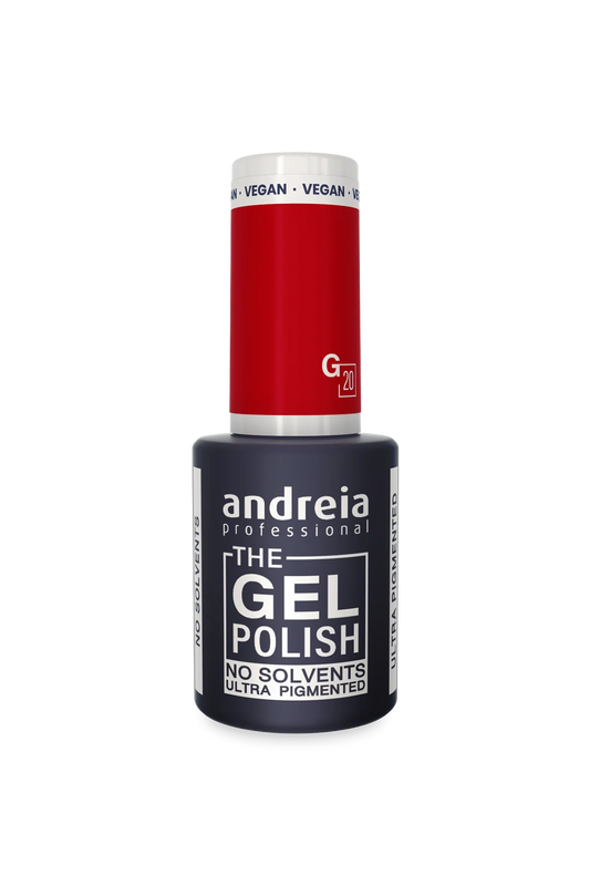 The Gel Polish - Solvent Free Gel G20 Rouge - 10,5ml - Andreia Professional
