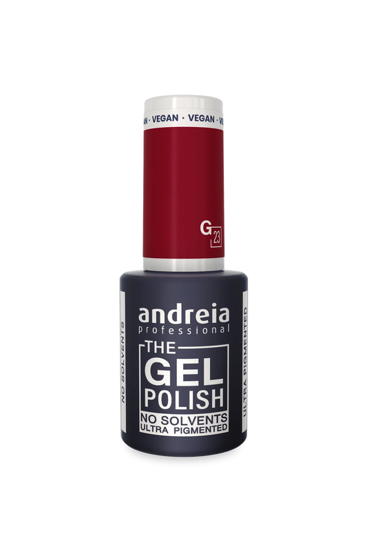 The Gel Polish - Solvent Free Gel G23 Rose Bordeaux - 10,5ml - Andreia Professional