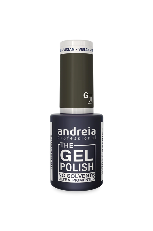 The Gel Polish - Solvent Free Gel G30 Vert Militaire - 10,5ml - Andreia Professional