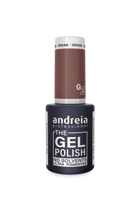 The Gel Polish - Solvent Free Gel G35 Marron Clair - 10,5ml - Andreia Professional