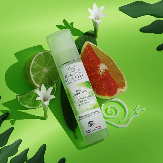 Gel Anti-Boutons - Soin Purifiant à la Bave d'Escargot | Mademoiselle Agathe