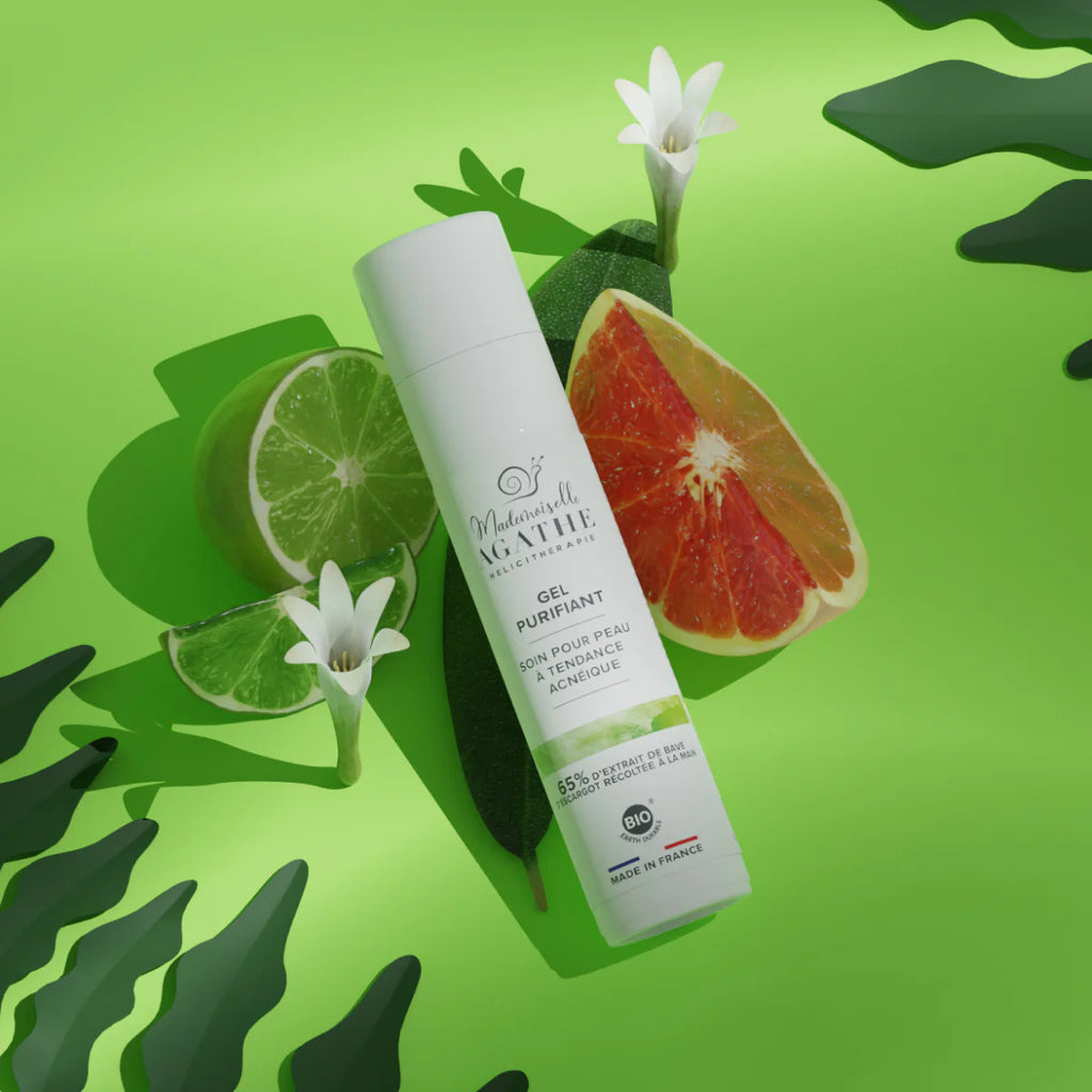 Gel purifiant à bave d'escargot - soin purifiant & anti-boutons - Mademoiselle Agathe