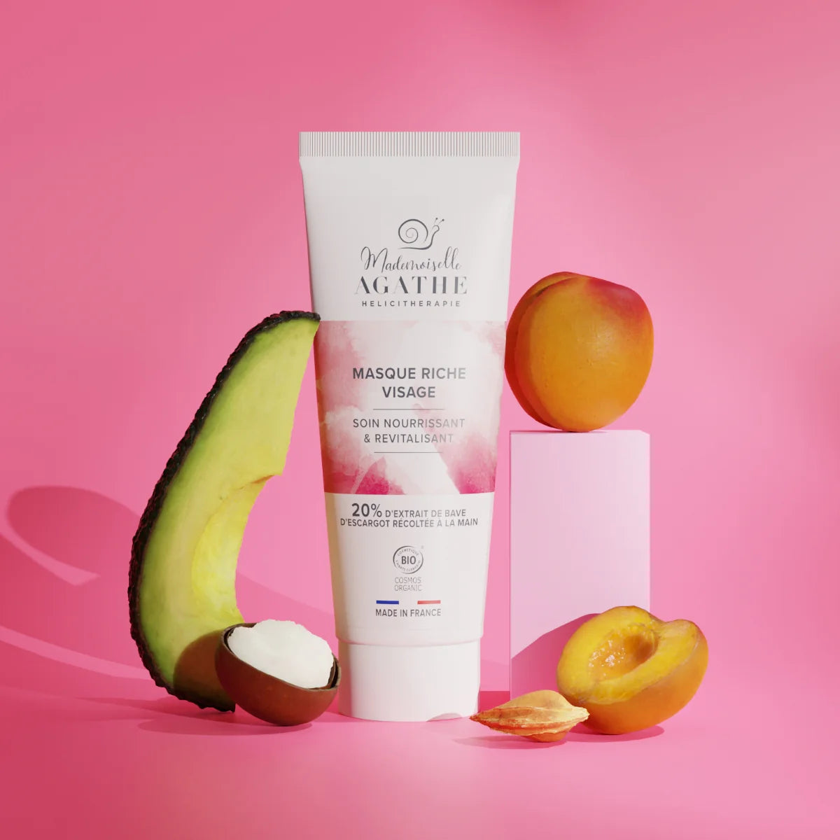 Máscara Rica Orgânica Certificada - Nutre e Revitaliza | Mademoiselle Agathe
