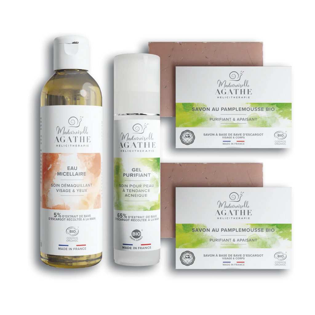 ROUTINE PEAU ACNEIQUE - Purifiant - Mademoiselle Agathe