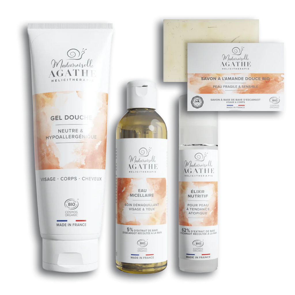 ROUTINE PEAU ATOPIQUE - Protectrice & Apaisante - Mademoiselle Agathe