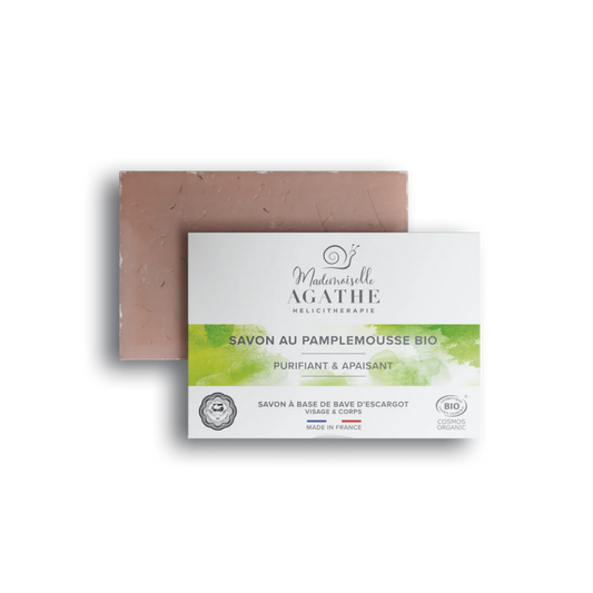Savon Pamplemousse Bio - Purifiant & Apaisant | Mademoiselle Agathe