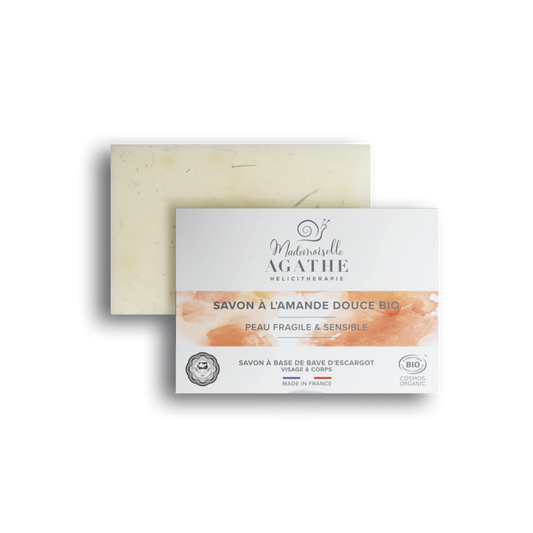 Savon Amande Bio - Protecteur & Hydratant | Mademoiselle Agathe