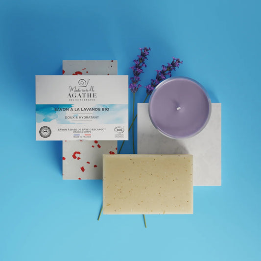 Savon Lavande Bio - Doux & Hydratant | Mademoiselle Agathe