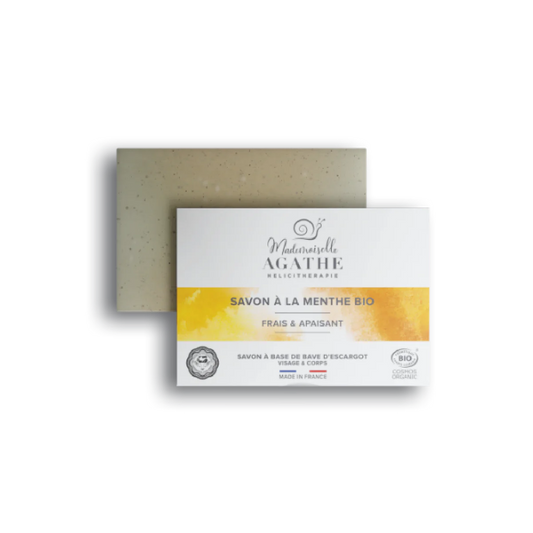 Savon Menthe Bio - Frais & Apaisant | Mademoiselle Agathe