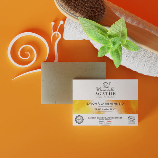 Savon Menthe Bio - Frais & Apaisant | Mademoiselle Agathe