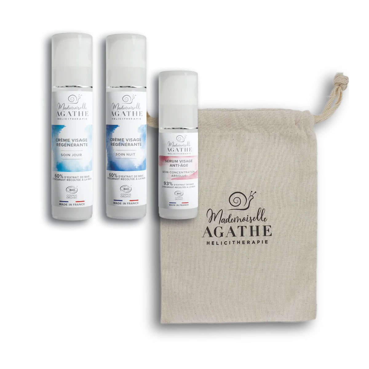 TROUSSE HELICIPLUS - Peaux normales à mixtes, soin anti-âge - Mademoiselle Agathe