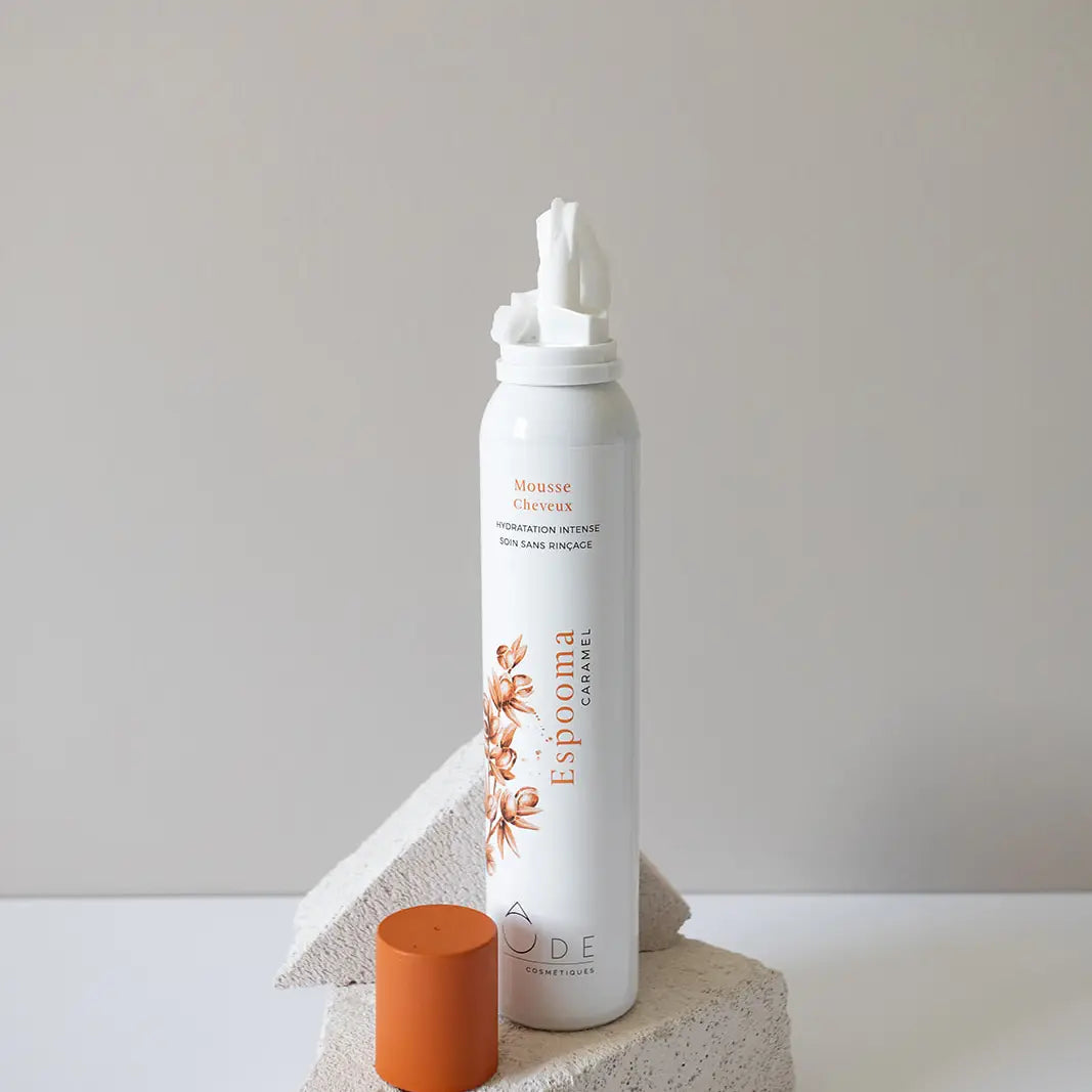 Mousse soin pour cheveux fragrance caramel - ÔDE Cosmétiques
