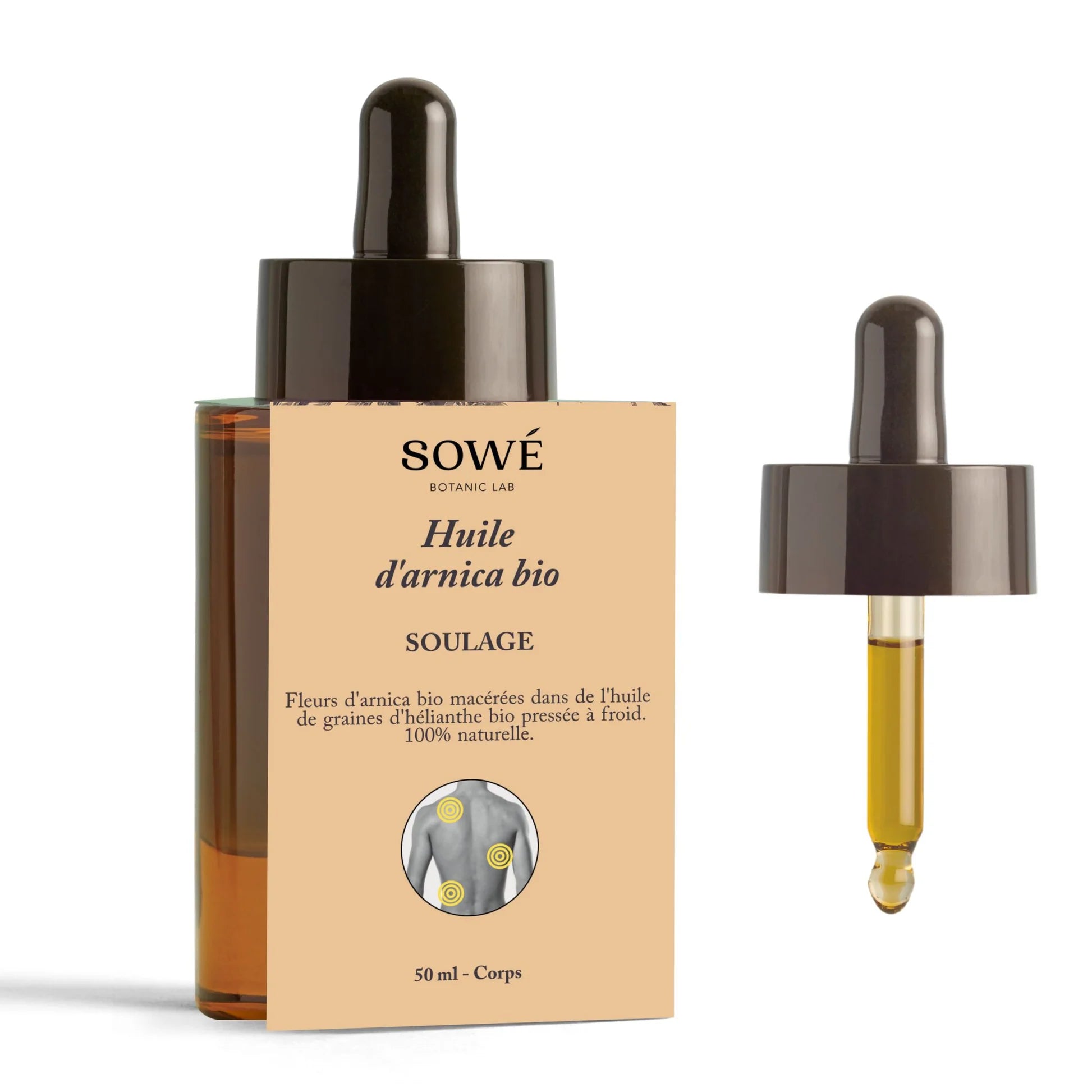 Huile d'arnica BIO 50 ml- SOWÉ Botanic Lab