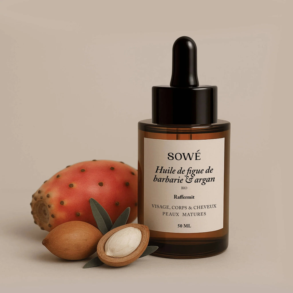 Huile de figue de barbarie et argan 50ml - SOWÉ Botanic Lab