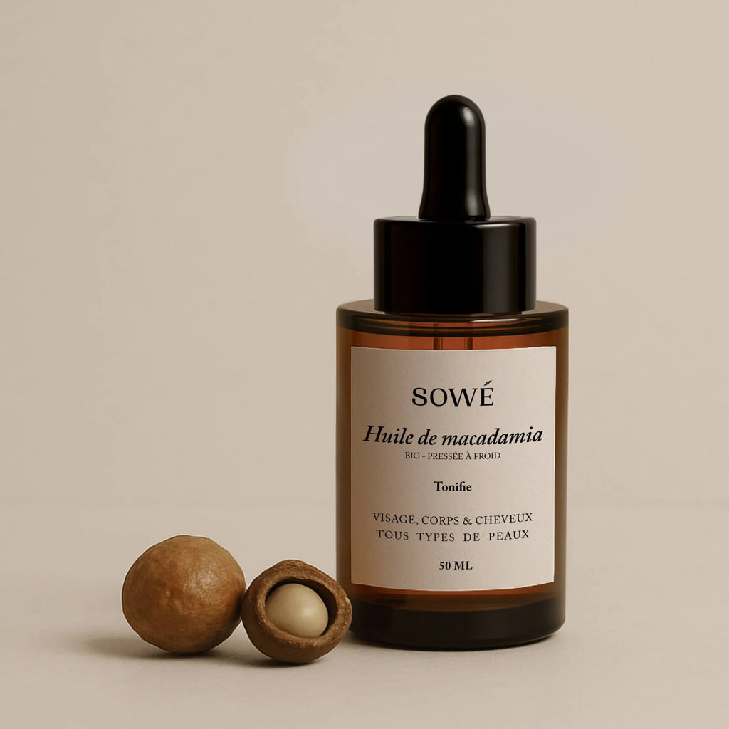 Huile de macadamia BIO 50 ml - SOWÉ Botanic Lab