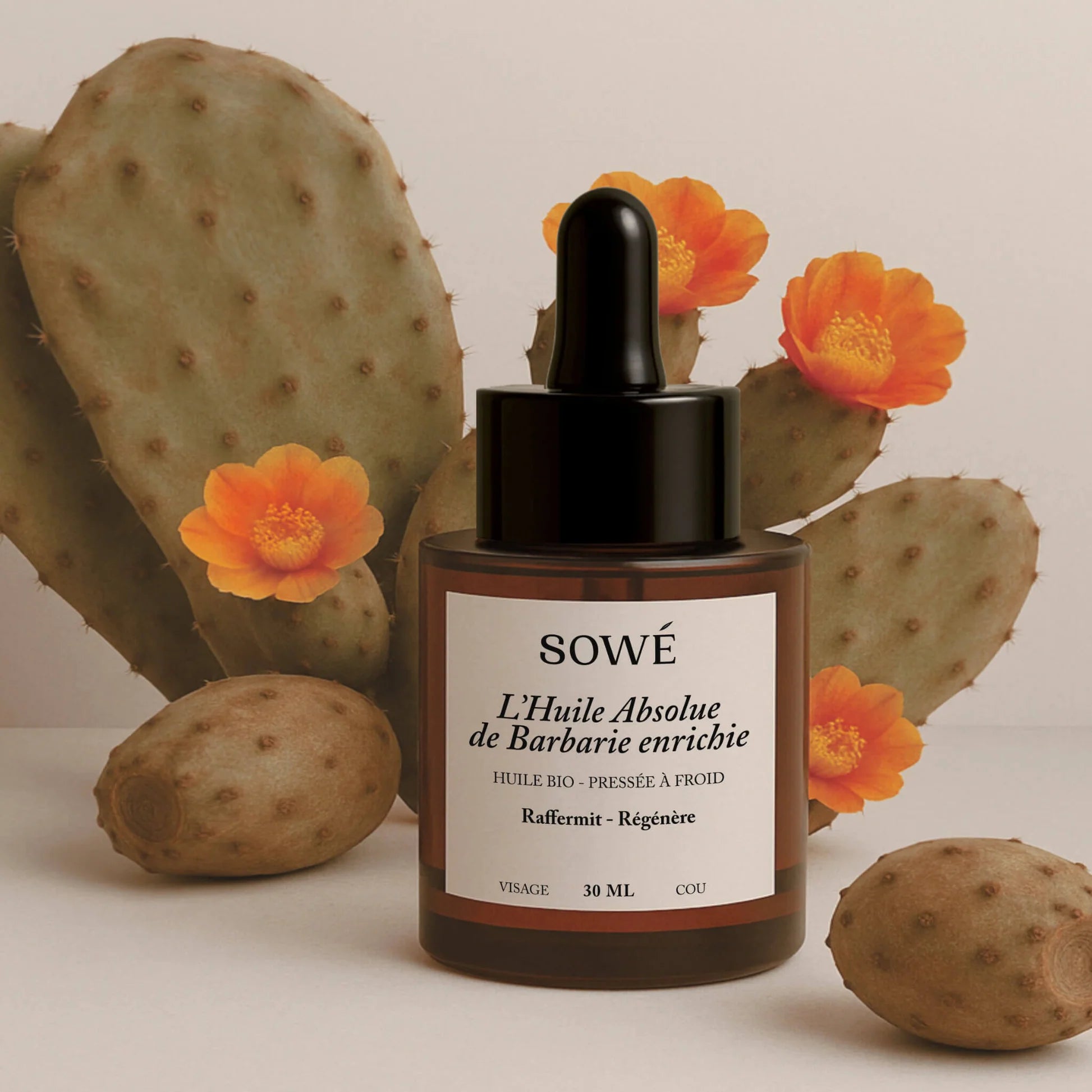 Contour des yeux L'Huile Absolue de figue de barbarie 5 ml- SOWÉ Botanic Lab