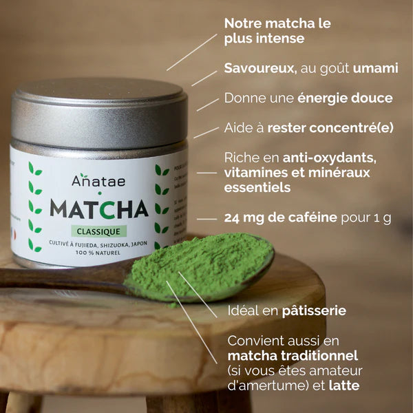 Thé Matcha classique Bio 30g – Anatae